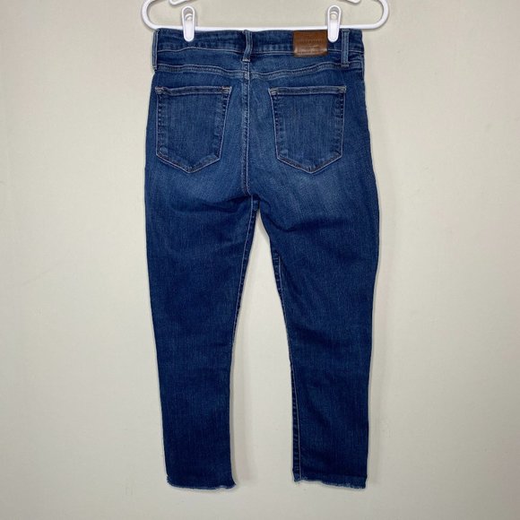Lucky Brand Lolita Skinny Denim Jeans Women's 4/27 Distressed Blue Casual Pants - Picture 2 of 16